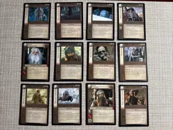 Lord of the Rings TCG 12 Rare Card Lot Dawrf Gloin Gimli - Image 1