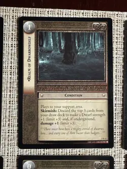 Lord of the Rings TCG 12 Rare Card Lot Dawrf Gloin Gimli - Image 3