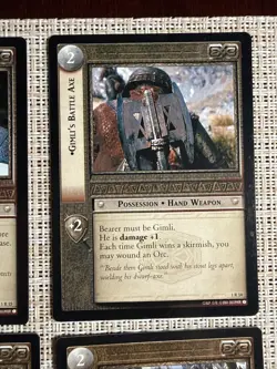 Lord of the Rings TCG 12 Rare Card Lot Dawrf Gloin Gimli - Image 5