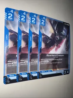 GD01-019 Byarlant Custom X4 Playset Gundam Card Game TCG CCG English - Image 2