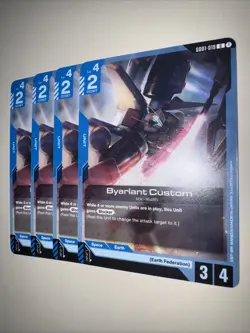 GD01-019 Byarlant Custom X4 Playset Gundam Card Game TCG CCG English - Image 3