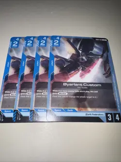 GD01-019 Byarlant Custom X4 Playset Gundam Card Game TCG CCG English - Image 4