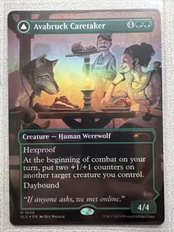 Avabruck Caretaker Borderless FOIL Secret Lair MTG 1608 - Image 1