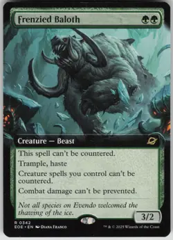 MTG TCG Frenzied Baloth (Extended Art) R Edge of Eternities 342 - Image 1