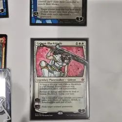 Hand painted MTG alter Lot Gideon With Niv Miz Alter Sleeve - Image 2