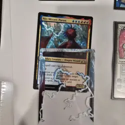 Hand painted MTG alter Lot Gideon With Niv Miz Alter Sleeve - Image 3