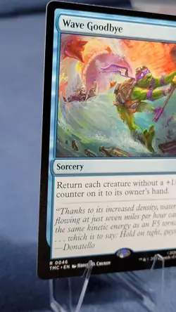 Wave Goodbye #46 R - Teenage Mutant Ninja Turtles TMNT Non-Foil - Image 5