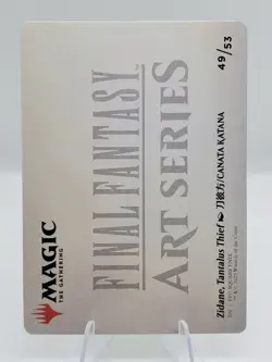 Zidane, Tantalus Thief - Art series 49/53 Gold Signature Magic The Gathering TCG - Image 2