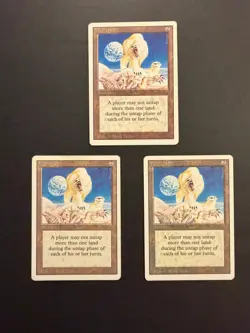 3x Winter Orb Revised 1 in LP 1 in MP 1 in HP MTG Magic the Gathering - Image 1