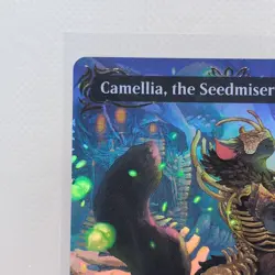 MTG Camellia, the Seedmiser Borderless 346 Rare Raised Foil Bloomburrow LP BLB - Image 2