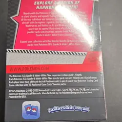 Pokemon White Flare Booster Bundle - 6 Sealed Packs - SV10 NEW Release. - Image 2