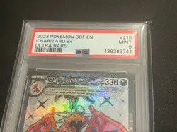 PSA 9 Charizard Ex 215/197 Obsidian Flames - TCG Pokemon Card - Image 2