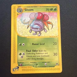 Gloom 78/165 Expedition Regular Common Pokemon Vintage TCG 2000 - - Image 1