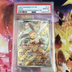 Eevee 173 PSA 10 Prismatic Evolutions Promo Pokemon - Image 1
