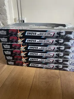 Pokemon TCG Black Bolt & White Flare Unova Heavy Hitters Premium Collection 5x - Image 2