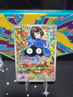Pokemon ME: Ascended Heroes Erika’s Tangela 218/217 Illustration Rare IR NM - Image 1