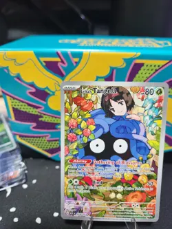 Pokemon ME: Ascended Heroes Erika’s Tangela 218/217 Illustration Rare IR NM - Image 2