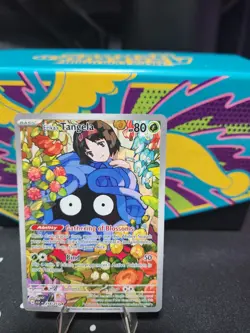 Pokemon ME: Ascended Heroes Erika’s Tangela 218/217 Illustration Rare IR NM - Image 3