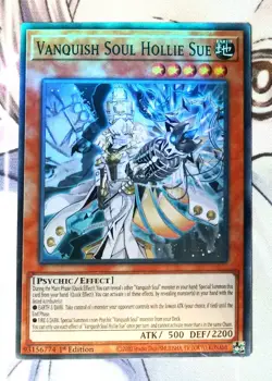 Vanquish Soul Hollie Sue DUAD YuGiOh Foiled Doujin Card Eng Art - NM ** READ ** - Image 1