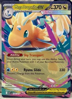 Mega Dragonite ex 152/217 NM/M ME: Ascended Heroes Pokemon TCG - Image 1