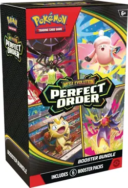 Pokemon TCG Mega Evolution Perfect Order Booster Bundle 6 Packs PRESALE 03-27-26 - Image 2