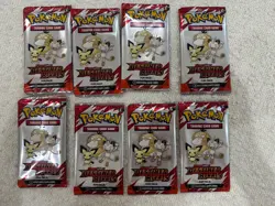 Pokemon TCG Destined Rivals - Fun Pack 3 Card Pack Sealed Lot of 8 - Image 1
