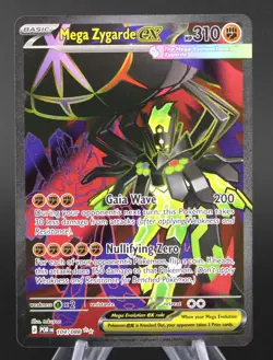 Pokemon TCG Perfect Order Mega Zygarde EX Ultra Rare Full Art 104/088 NM - Image 1