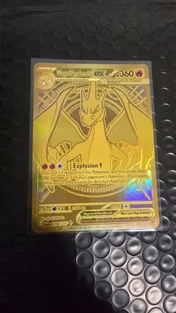 2026 Pokemon—Mega Charizard Y ex #294/217 Ascended Heroes—Mega Hyper Rare Gold - Image 1