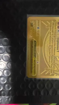 2026 Pokemon—Mega Charizard Y ex #294/217 Ascended Heroes—Mega Hyper Rare Gold - Image 3