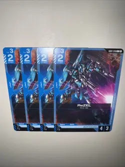 GD01-018 ReZEL X4 Playset Gundam Card Game TCG CCG English - Image 5
