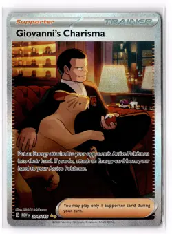 Giovanni's Charisma - 204/165 SV: Scarlet & Violet 151 Holo LP - Image 1