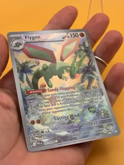 Me02: Phantasmal Flames Pokemon TCG Flygon 101/094 IR 2025 Pack Fresh! - Image 3