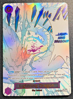 One Piece TCG - Lightning Dragon Manga Alt Event - OP15-077 - Kami's Island - Image 1