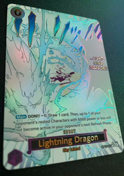 One Piece TCG - Lightning Dragon Manga Alt Event - OP15-077 - Kami's Island - Image 2