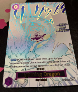 One Piece TCG - Lightning Dragon Manga Alt Event - OP15-077 - Kami's Island - Image 3
