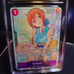 CGC PRISTINE 10 English One Piece O-Nami OP05-062 Illustration Box Vol. 1 - Image 2