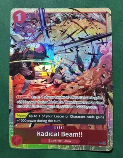 Radical Beam!! OP01-029 ENG | Promo Alt. Art Premium Collection | One Piece TCG - Image 1