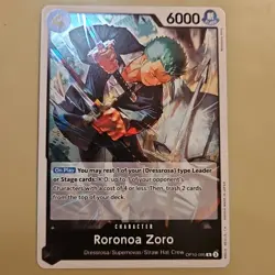 One Piece Roronoa Zoro (095) (OP10-095/162) OP10 Royal Blood NM FOIL TCG CCG - Image 1