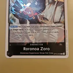 One Piece Roronoa Zoro (095) (OP10-095/162) OP10 Royal Blood NM FOIL TCG CCG - Image 5