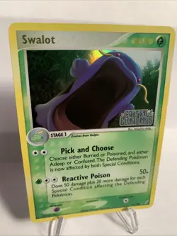 Pokemon Swalot EX TCG Crystal Guardians Holo Card 11/100 Rare - Image 1