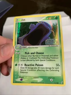 Pokemon Swalot EX TCG Crystal Guardians Holo Card 11/100 Rare - Image 2