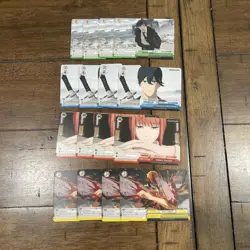 Chainsaw Man Weiss Schwarz English Playset (4x C, CC, CR, U, R) Plus 5 RR & 2 SR - Image 4