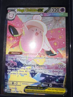 Mega Clefable Ex SIR 119/088 Pokemon TCG Perfect Order FAST SHIPPING - Image 4