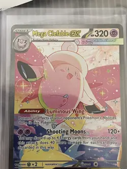 Mega Clefable Ex SIR 119/088 Pokemon TCG Perfect Order (REALLY CLEAN NM) - Image 3