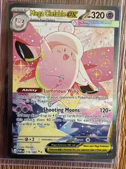Pokemon TCG mega Clefable ex SIR 119/088 Perfect Order Pack Fresh - Image 2