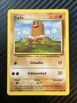 Pokemon TCG Base Set Digda Diglett 47/102 Pokemon Card Pokemon - Image 1