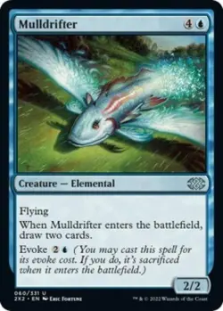 Mulldrifter -Foil Medium Play MTG Double Masters 2022 - Image 1