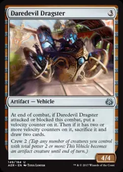 Daredevil Dragster -Foil Light Play MTG Aether Revolt - Image 1