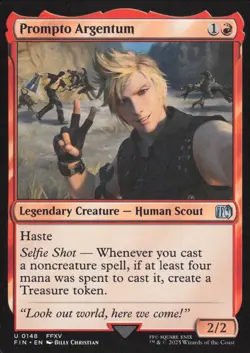 Prompto Argentum- 148 - FINAL FANTASY- Near Mint - MTG - Image 1