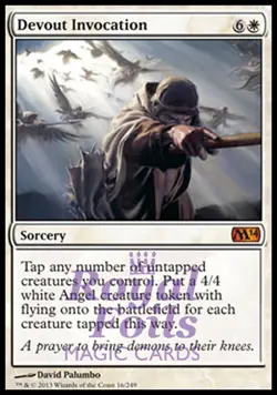 Devout Invocation 1x FOIL MTG M14 2014 Core Set Mythic MINT white - Image 1